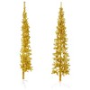 vidaXL Slim Artificial Half Christmas Tree with Stand Gold 7 ft - 2 of 4