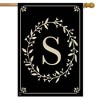 Briarwood Lane Everyday Double Sided House Flag 40x28 For Outdoor Briarwood Lane Classic Monogram Letter S Double-Sided House Flag - 2 of 4