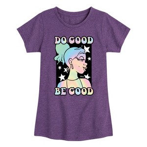 Girls' - Disney - Do Good Be Good Fitted Short Sleeve Graphic T-Shirt - 1 of 3