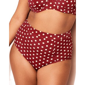 Adore Me Women's Vivien High Waisted Swimwear Bottom - 1 of 4