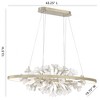 Eurofase Lighting Clayton 1 - Light Chandelier in  Silver/Brushed Gold - 2 of 4