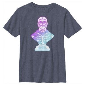 Boy's Fortnite Skull Trooper All Hail Glow T-Shirt - 1 of 3