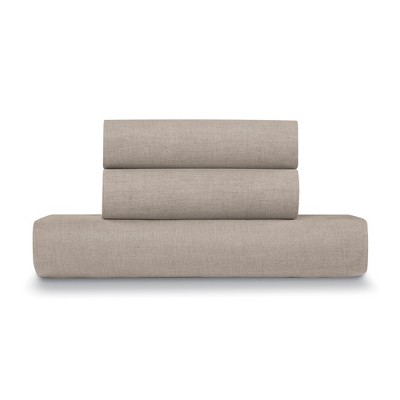 Natural Linen Cotton Full/Queen Duvet Cover Set