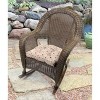 Outdoor Wicker Settee Seat/Chair Cushion Set - Jordan Manufacturing - 2 of 3