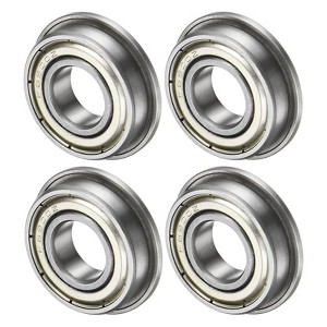 Unique Bargains Chrome Steel Durable Multipurpose Use Flanged Ball Bearing - 1 of 4