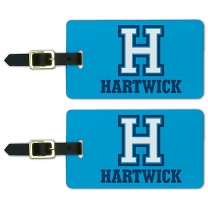 Hartwick College Secondary Logo Luggage ID Tags Suitcase CarryOn Cards  Set of 2 - 1 of 4