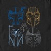 Men's Star Wars: The Mandalorian Line Art Helmets T-Shirt - 2 of 4