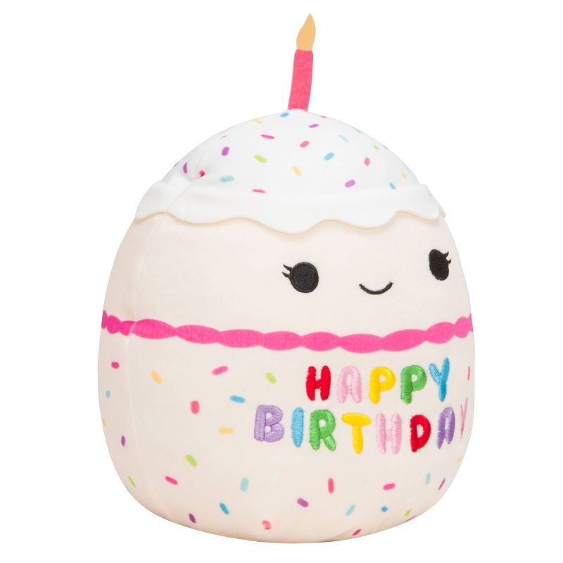 Squishmallows 14&#34; Lyla Vanilla Cake with Candle, 3 of 8