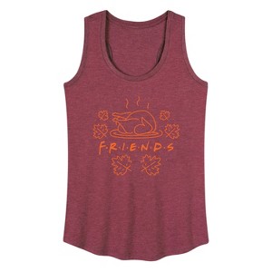 Women's - Friends - Turkey Graphic Racerback Tank - 1 of 4