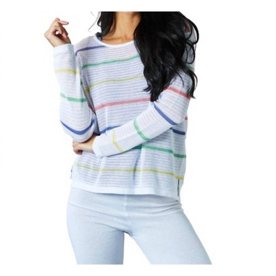 Women's Stripe Tunic Sweater - Angel Apparel
