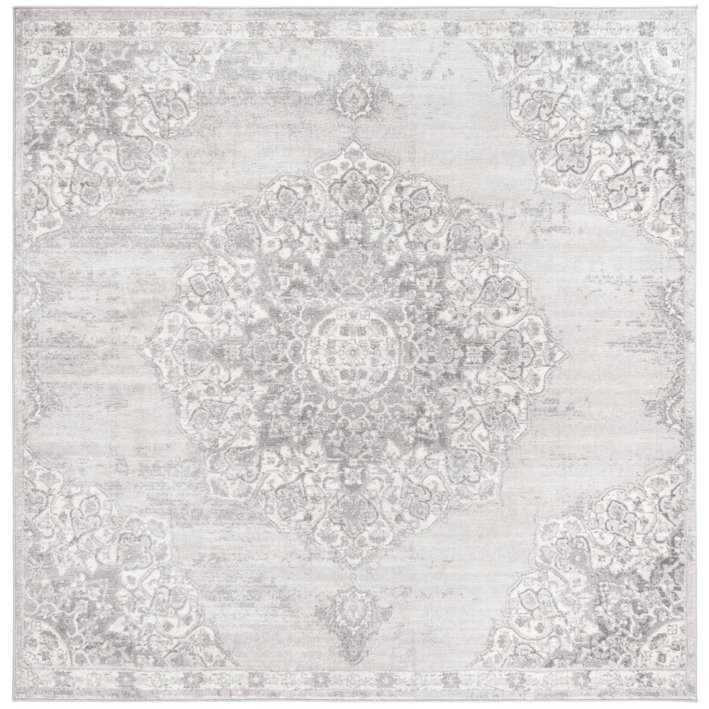 6'7inx6'7in Square Cori Rug Gray/Ivory - Safavieh