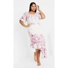 Women's Plus Size Isabella Border Top - sweet border | CITY CHIC - 2 of 4