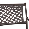 Syemin Patio Modern Accent Chairs, Outdoor Conversation Chairs, with Leisure Used, for Backyard, Garden, Brown, 65"*27"*32.75" - 4 of 4