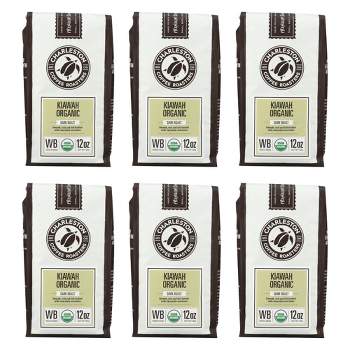 Charleston Coffee Roasters Kiawah Whole Bean Coffee - Case of 6/12 oz Bags