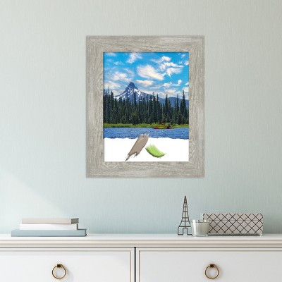 Dove Greywash Narrow 11x14 Wood Wall Frame