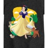 Girls' - Disney Princess - Snow White with Animals Fitted Short Sleeve Graphic T-Shirt - 2 of 4