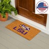EvergreenNCAALSU Tigers Logo Natural Coir 28 x 16 Inches Indoor Outdoor Doormat - 2 of 4