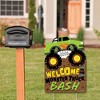 Big Dot of Happiness Smash and Crash - Monster Truck - Party Decorations - Boy Birthday Party Welcome Yard Sign - 2 of 4
