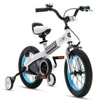 RoyalBaby Buttons Kids Bike Bicycle with Kickstand, 2 Brake Styles, Reflectors, for Boys and Girls Ages 5 to 9