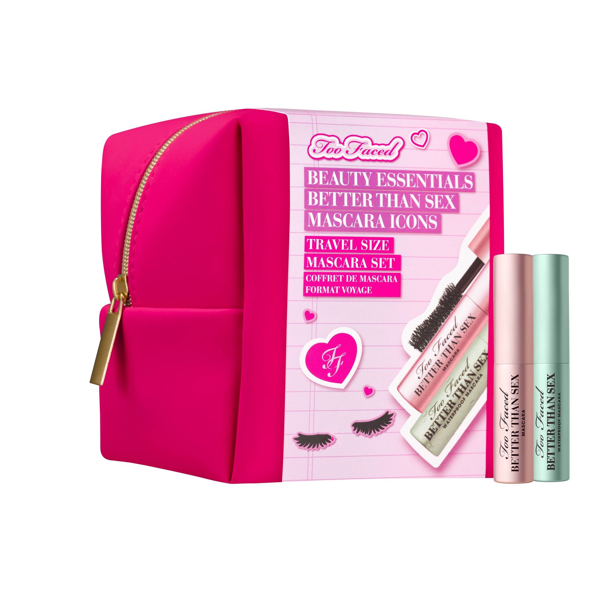 Too Faced Beauty Essentials: Better Than Sex Mascara Icons - 0.34oz/3pc - Ulta Beauty