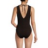 Lands' End Women's Surplice Tie Back One Piece - 2 of 3