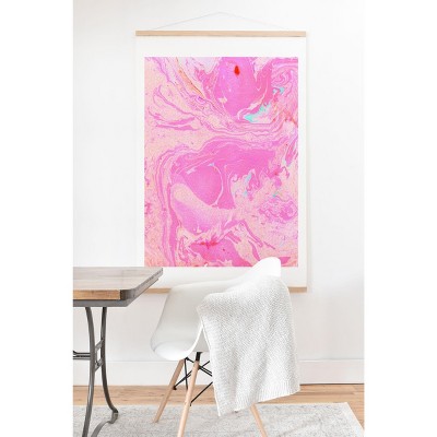 SunshineCanteen Cosmic Pink Skies Art Print & Hanger- 18" x 24" - Society6