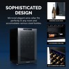 Newair Shadow Series Wine Cooler Refrigerator 24 Bottle, Freestanding Mirrored Wine Fridge with Double-Layer Tempered Glass Door & Compressor - 4 of 4