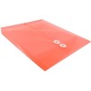 JAM Paper 9 3/4'' x 11 3/4'' 12pk Plastic Envelopes with Button and String Tie Closure, Letter Open End - 4 of 4