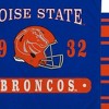 NCAA Boise State Broncos Varsity Plaque Double Sided Royal Plush Blanket: Sports Team Logo - 3 of 3