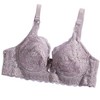 Allegra K Women Full Cup Breathable Comfort Floral Lace Non-Padded Underwired Bra - 2 of 4