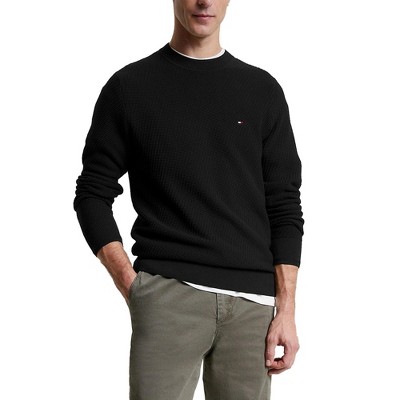 Tommy Hilfiger Mens Rectangle Stitch Knit Sweater