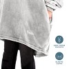The Bare Homey - Adult Wearable Blanket - Microplush Side Pockets - 4 of 4