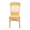 bali & pari Barito Modern Bohemian Natural Brown Rattan Dining Chair - 3 of 4