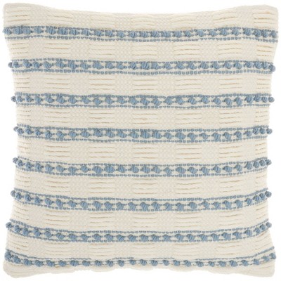 Life Styles Woven Lines and Dots Throw Pillow - Mina Victory