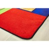 Rustic Alphabet Seating Rectangle Rug with Wood Style Letters for School or Home Learning Spaces, 6'X9' - 2 of 4