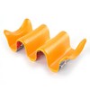Prepara Taco Holder, 3-Pack - Taco Rack for Upright Serving, Durable Melamine Food Stand, Mess-Free Table Organizer (Yellow) - 2 of 4