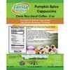 Larissa Veronica Pumpkin Spice Cappuccino Costa Rica Decaf Coffee (Gourmet, Naturally Flavored, Whole Coffee Beans) (8 oz, ZIN: 569406) - 2 of 4