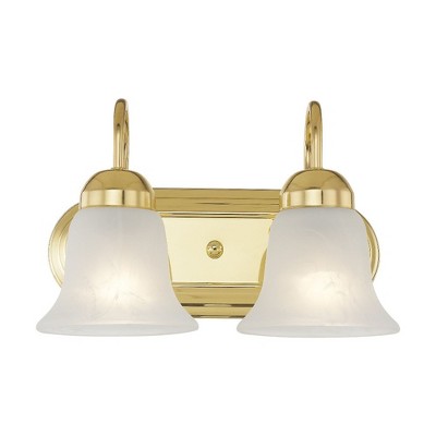 Livex Lighting Riviera 2 - Light Vanity in  Polished Brass