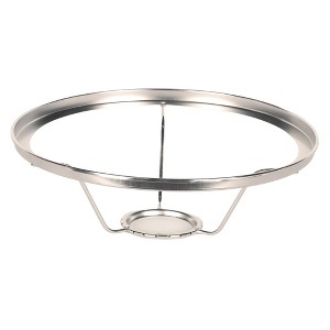 Aladdin Nickel Plated 10" Under Burner Shade Ring for Glass Shades - 1 of 1