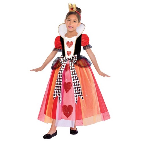 Kids Queen Of Hearts Girl Halloween Costume Target