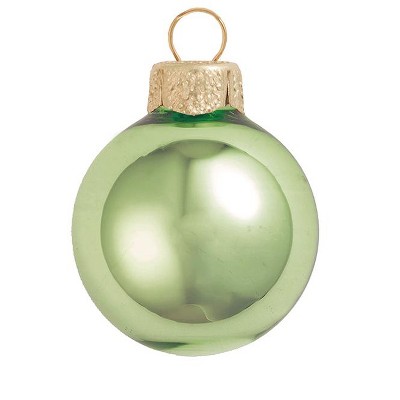 Northlight 4ct Shiny Glass Ball Christmas Ornament Set 4.75" - Lime Green