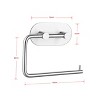 Phiestina Rustproof SUS304 Stainless Steel Adhesive Hooks Bathroom Accessories Set - 4 of 4