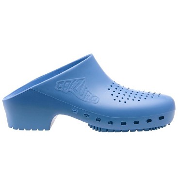 Calzuro Adult Classic Clogs With Holes Light Blue
