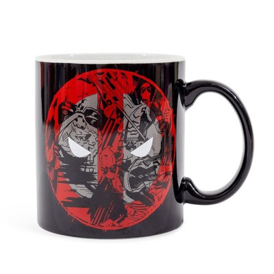 Silver Buffalo Marvel Comics Deadpool Merc With A Mouth Ceramic Mug | Holds 20 Ounces