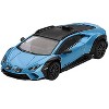 Lamborghini Huracan Sterrato Blu Aegir Blue Metallic with Black Top Limited Edition 1/64 Diecast Model Car by Mini GT - 2 of 4