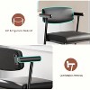 Counter Height Bar Stools Set of 2 With Arms,26" Upholstered Bar Stools With Back, Wider Seat, Modern Bar Stools Set - 4 of 4