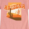 Girls' - Instant Message - Arizona Desert Fitted Short Sleeve Graphic T-Shirt - 2 of 4