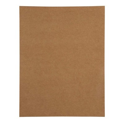 Sustainable Greetings 50-Pack Kraft Cardstock, Heavyweight Stationery Paper, 80lb, 8.5 x 11 Inches