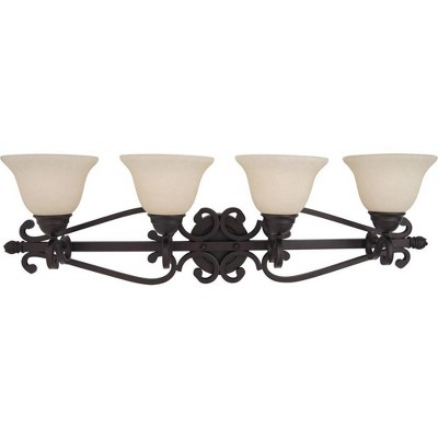 Maxim Lighting Manor 4 - Light Vanity in  Oil Rubbed Bronze