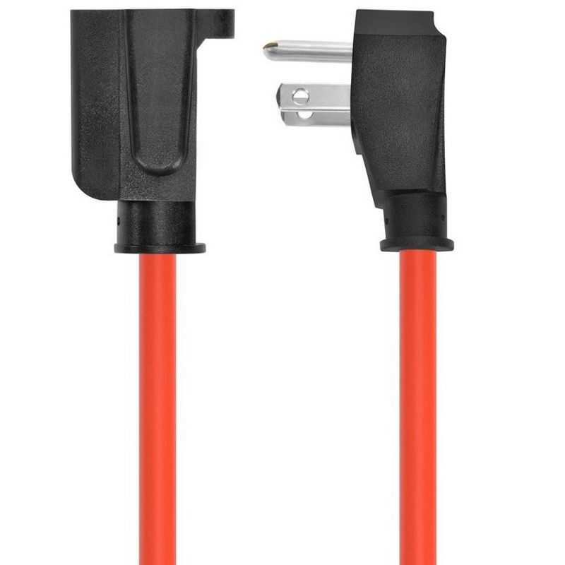 Monoprice Coiled Power Tool Extension Cord - Expands from 3ft to 10ft - Orange | 16AWG, 13A, SJT, Ideal For Automotive and Workbench Environments, 2 of 7